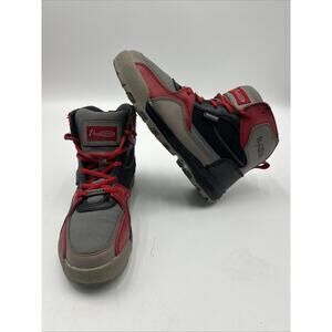 VASQUE Knockout Hiking Boots Women’s Size 6.5 GRAY RED LEATHER